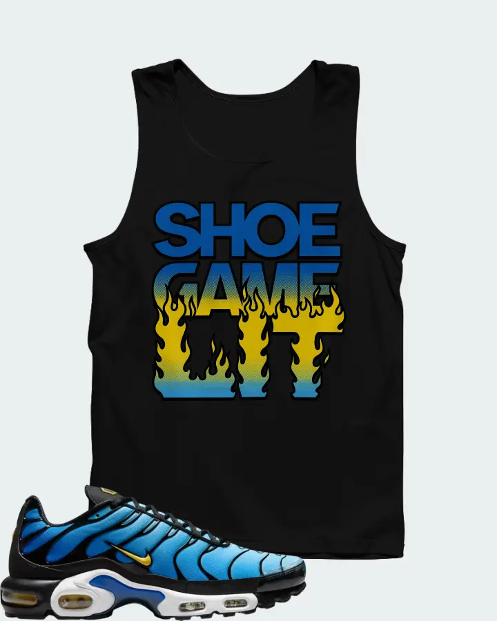 Nike Air Max Plus Hyper Blue 2025 Matching Tank Top