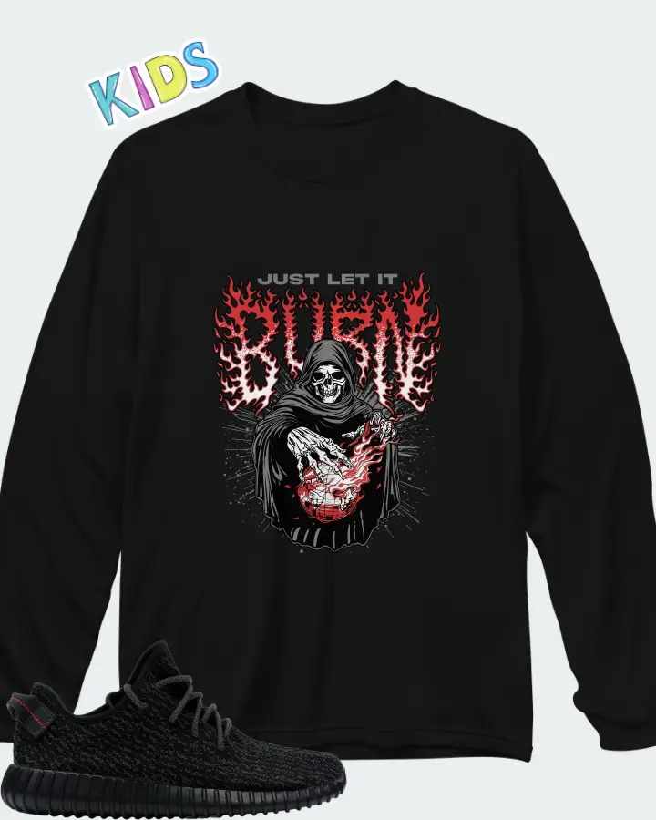 adidas Yeezy Boost 350 Matching Kid's Long Sleeve T-Shirt