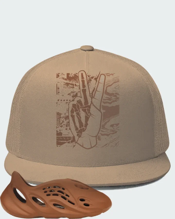 Yeezy Foam Runner Clay Red Matching Hat