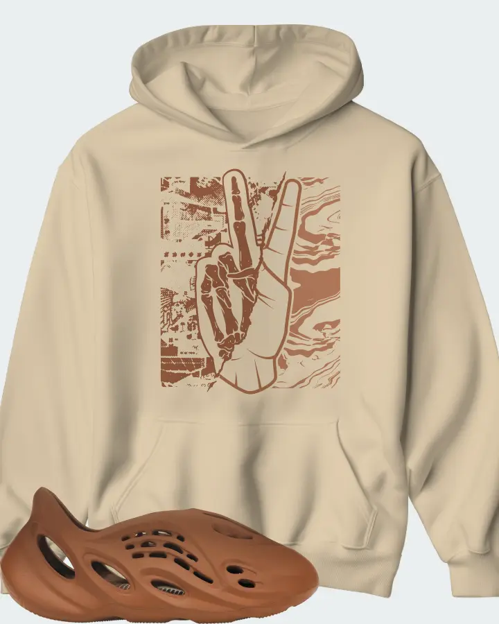 Yeezy Foam Runner Clay Red Matching Hoodie