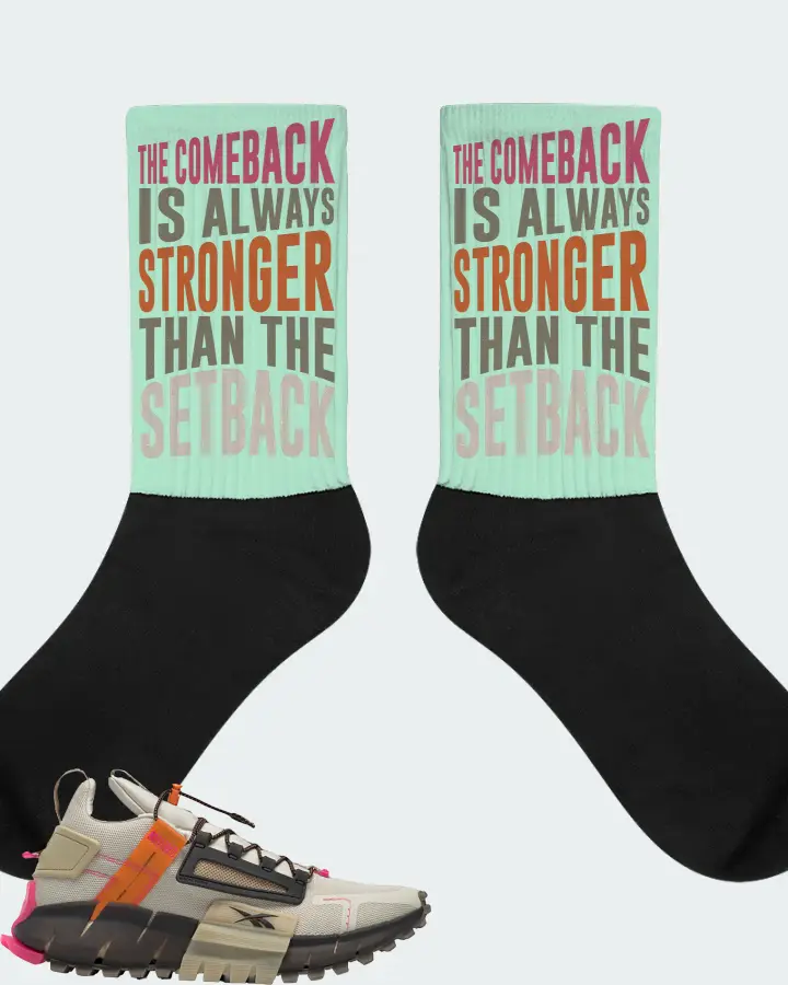 Reebok Zig Kinetica Edge Sneaker Matching Mint Socks - The Comeback