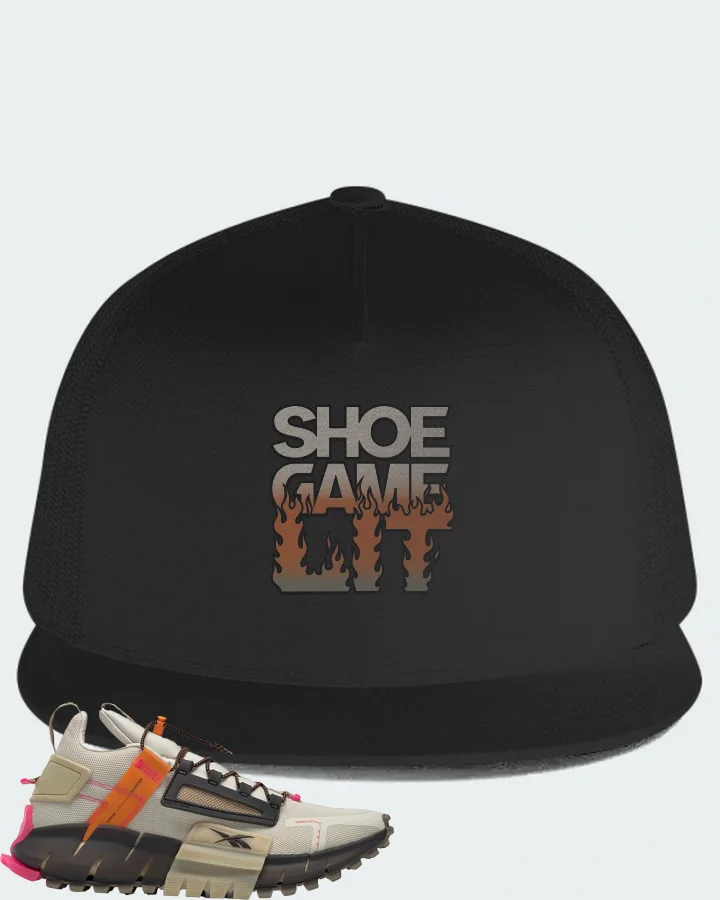 Reebok Zig Kinetica Edge Sneaker Matching Black Hat - Shoe Game Lit Refreshed