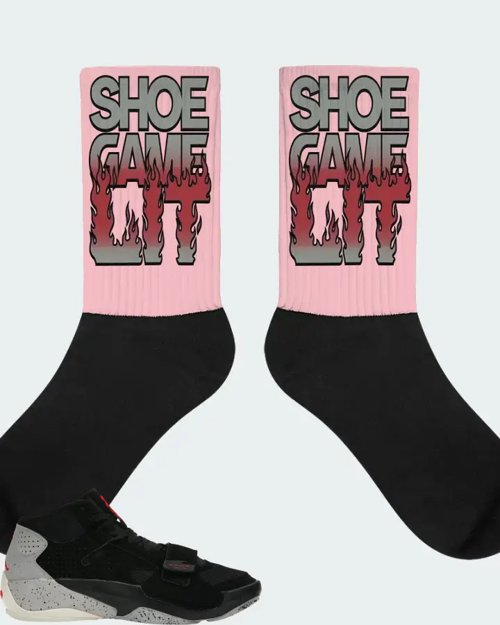 Jordan Zion 2 Sneaker Matching Pink Socks - Shoe Game Lit Refreshed