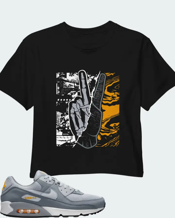 Nike Air Max 90 Cool Grey Matching Crop Top