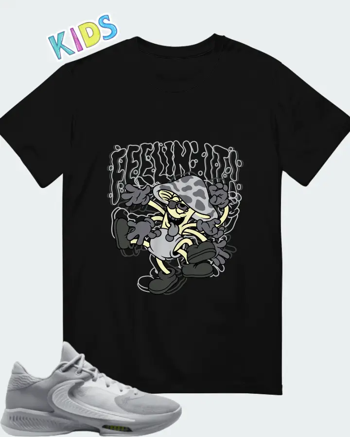 Nike Zoom Freak 4 Wolf Grey Matching Kid's T-Shirt