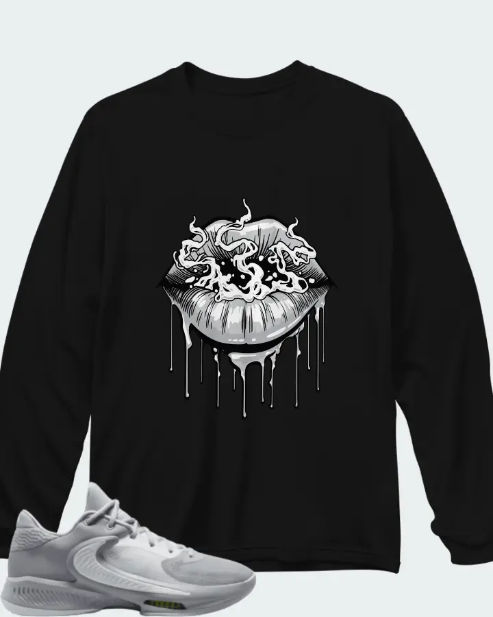Nike Zoom Freak 4 Wolf Grey Matching Long Sleeve T-Shirt