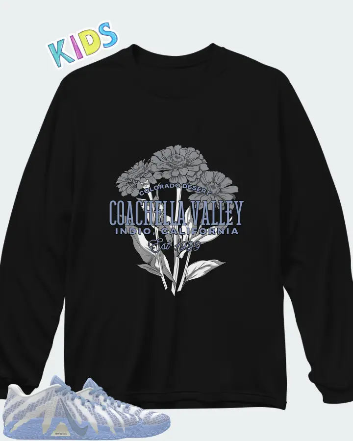 Ja 3 By You Cobalt Bliss Matching Kid's Long Sleeve T-Shirt