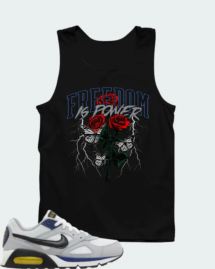 Nike Air Max IVO White Grey Blue Matching Tank Top
