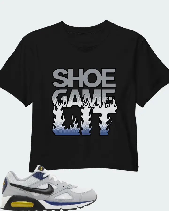 Nike Air Max IVO White Grey Blue Matching Crop Top