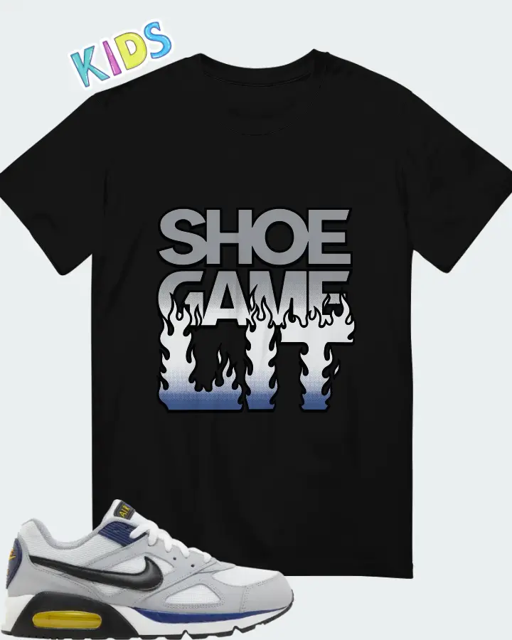 Nike Air Max IVO White Grey Blue Matching Kid's T-Shirt