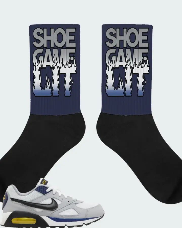 Nike Air Max IVO White Grey Blue Matching Socks