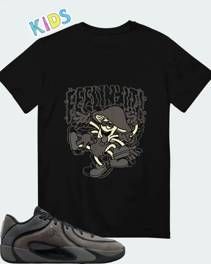 Air Jordan Tatum 4 Smoke Grey Matching Kid's T-Shirt