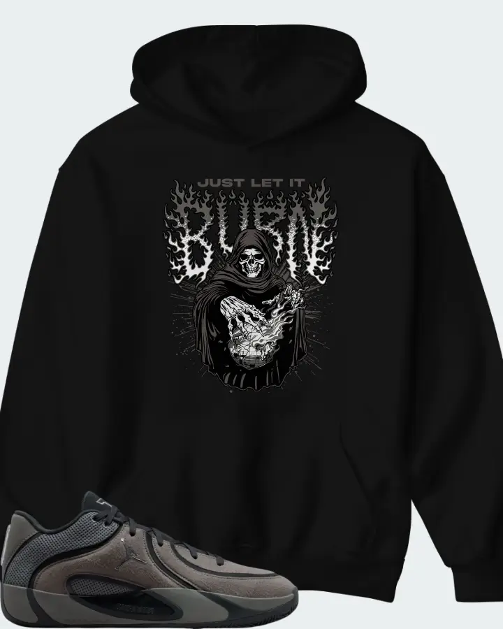 Air Jordan Tatum 4 Smoke Grey Matching Hoodie