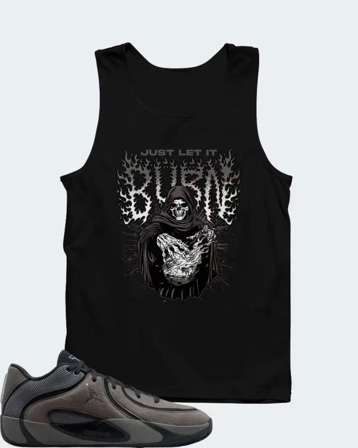 Air Jordan Tatum 4 Smoke Grey Matching Tank Top