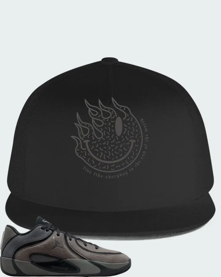 Air Jordan Tatum 4 Smoke Grey Matching Hat