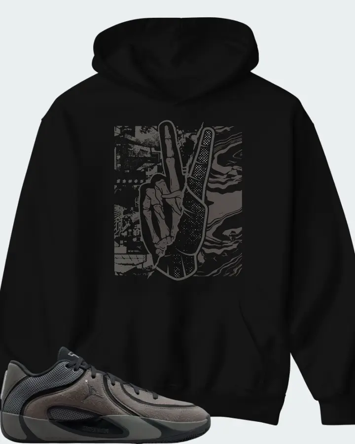 Air Jordan Tatum 4 Smoke Grey Matching Hoodie
