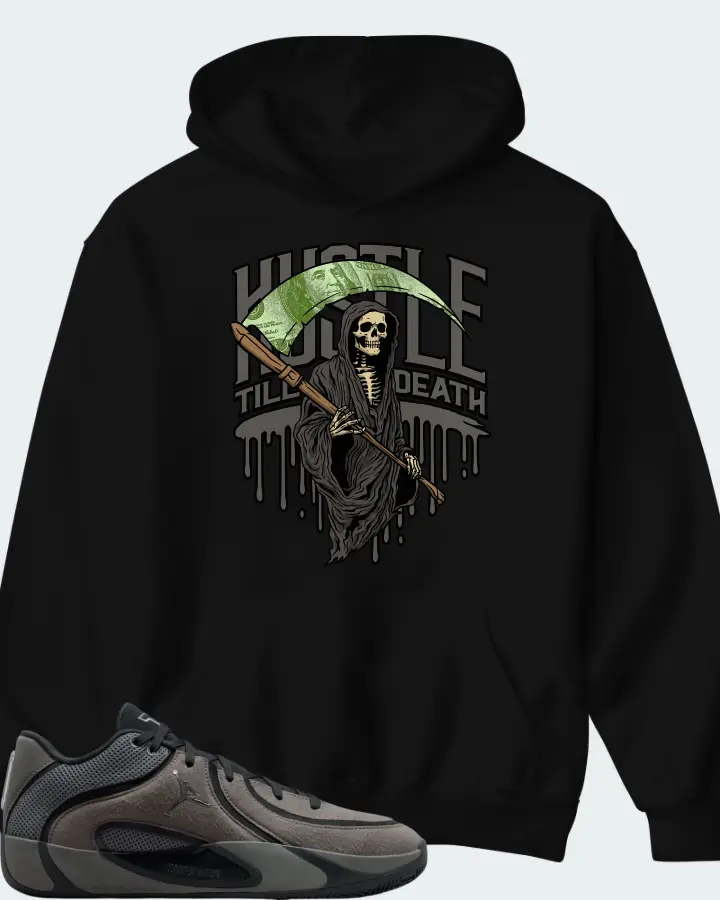 Air Jordan Tatum 4 Smoke Grey Matching Hoodie