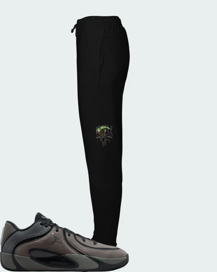 Air Jordan Tatum 4 Smoke Grey Matching Joggers