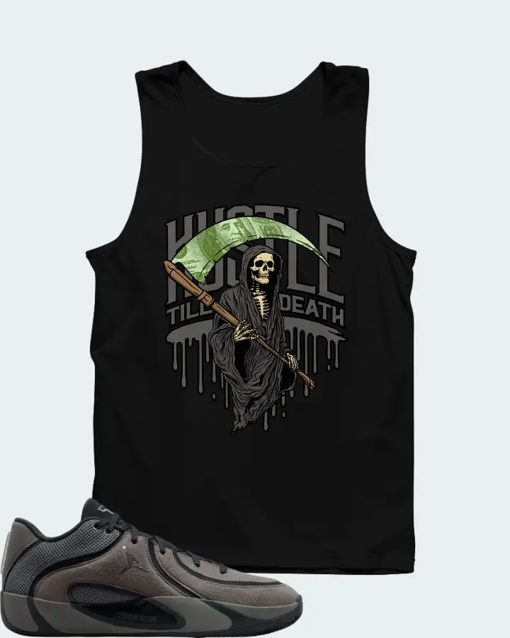 Air Jordan Tatum 4 Smoke Grey Matching Tank Top