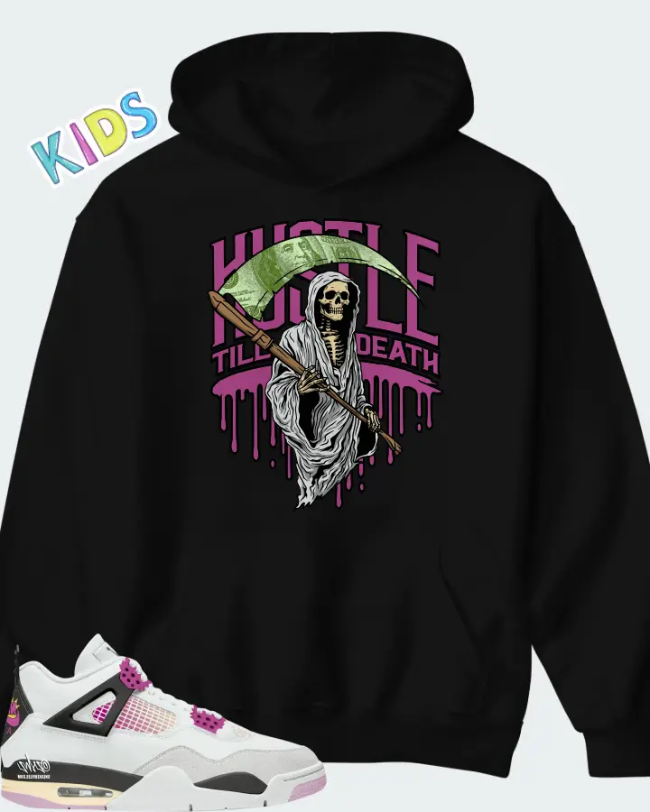 Air Jordan 4 Comic Matching Kid's Hoodie