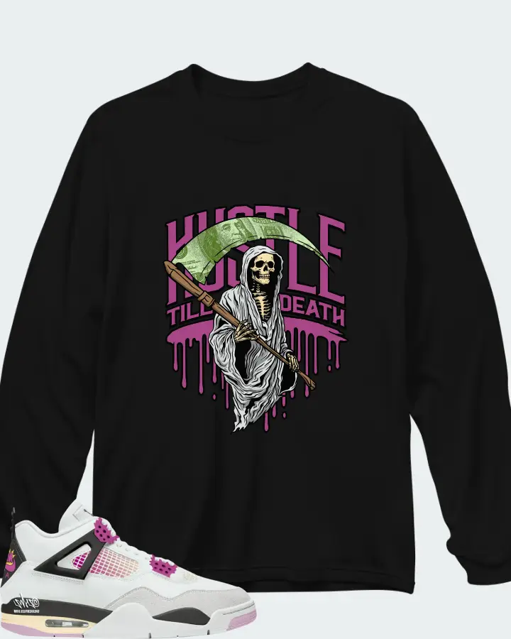 Air Jordan 4 Comic Matching Long Sleeve T-Shirt