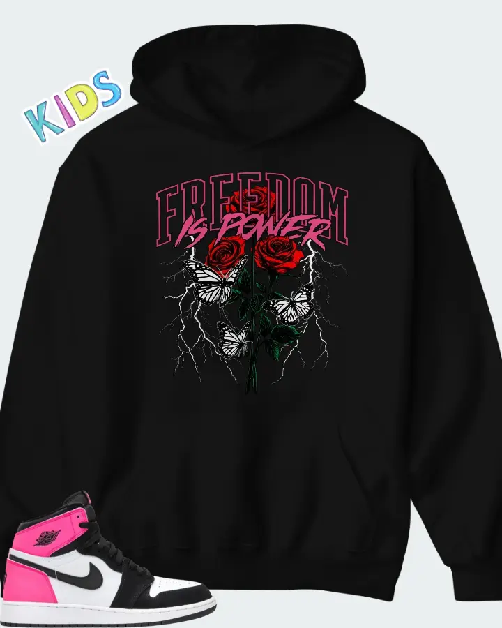 Air Jordan 1 Retro High GG Valentine's Day Matching Kid's Hoodie