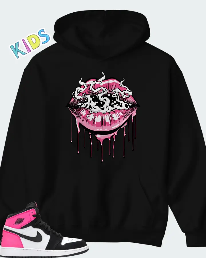 Air Jordan 1 Retro High GG Valentine's Day Matching Kid's Hoodie