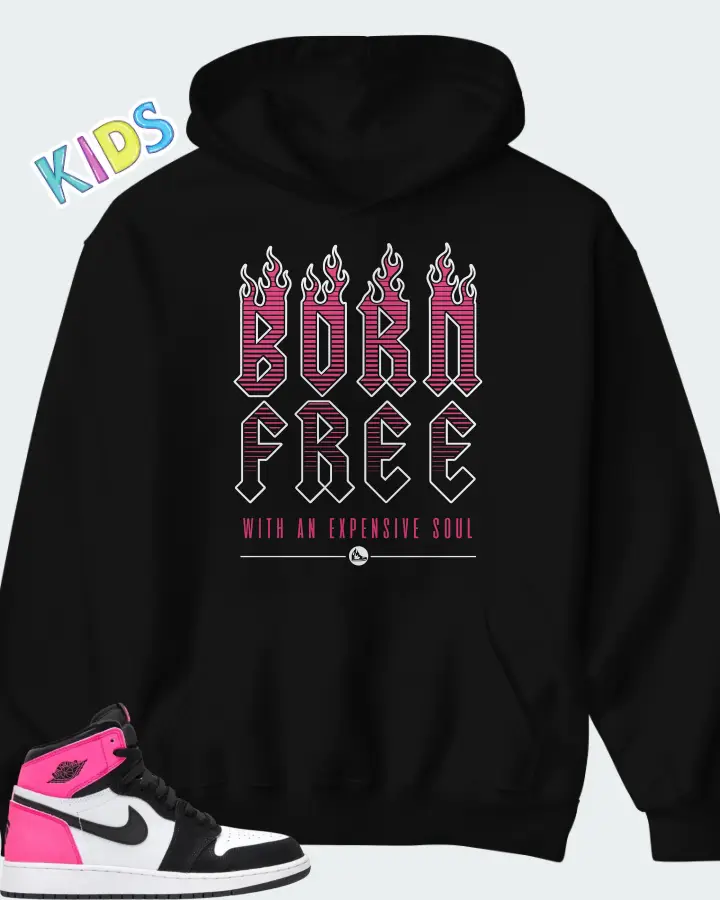 Air Jordan 1 Retro High GG Valentine's Day Matching Kid's Hoodie