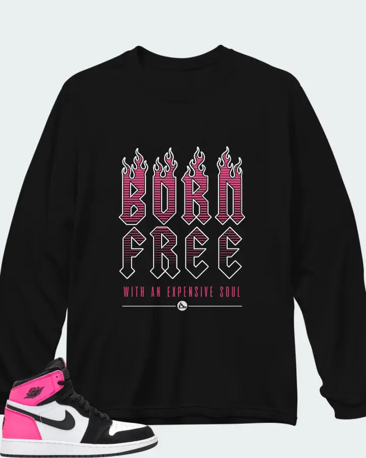 Air Jordan 1 Retro High GG Valentine's Day Matching Long Sleeve T-Shirt