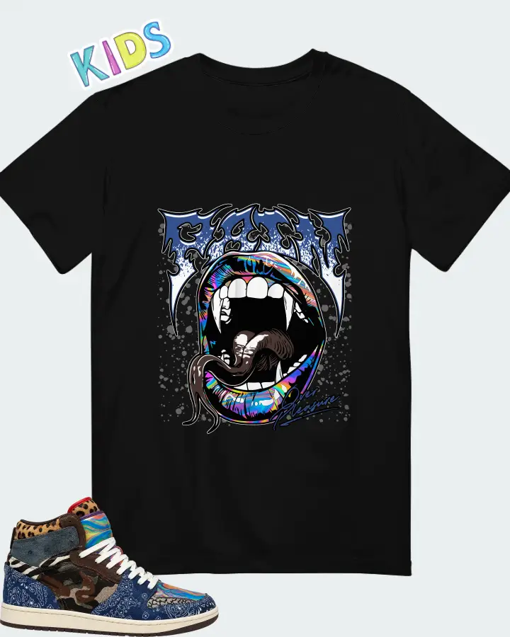 Air Jordan 1 High Multicolor Matching Kid's T-Shirt