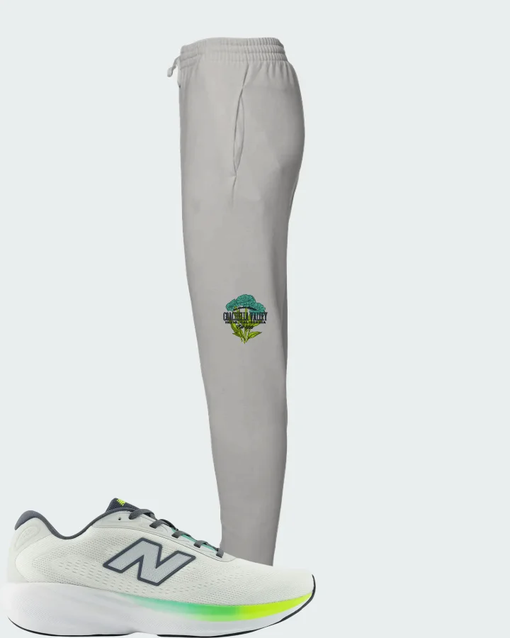 New Balance Fresh Foam 680v9 Reflection Grey Matter Alkaline Green Matching Joggers