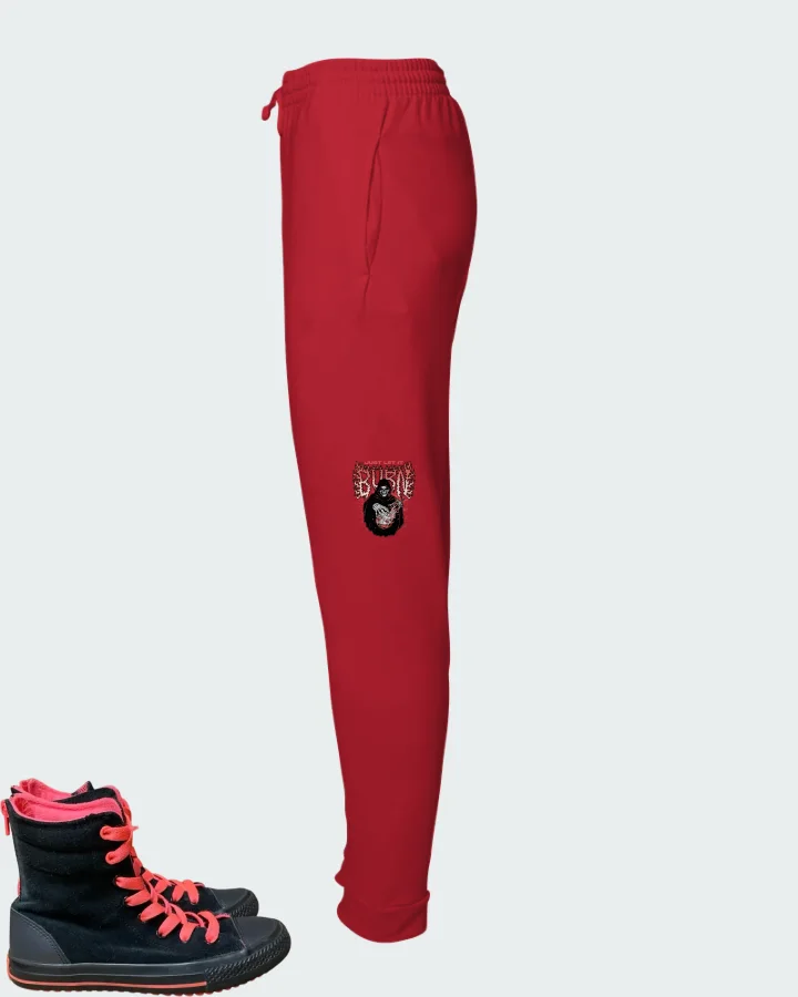 Converse Chuck Taylor high top Black Pink Matching Joggers