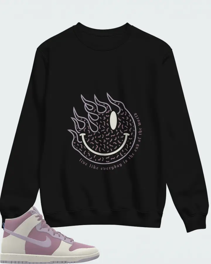 Nike Dunk High By You Sail Orchid Matching Sweatshirt