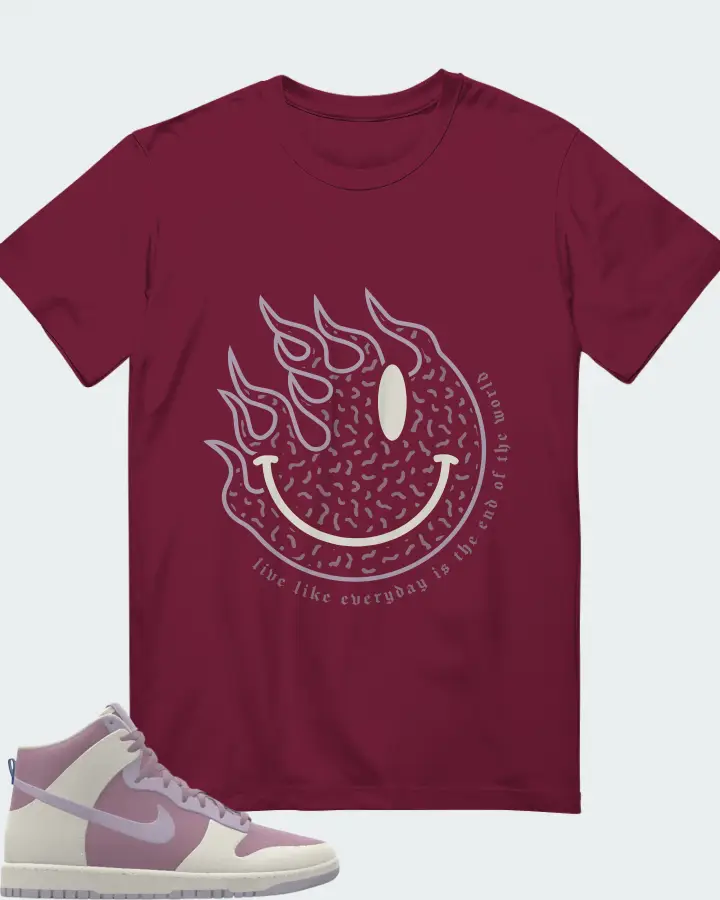 Nike Dunk High By You Sail Orchid Matching T-Shirt