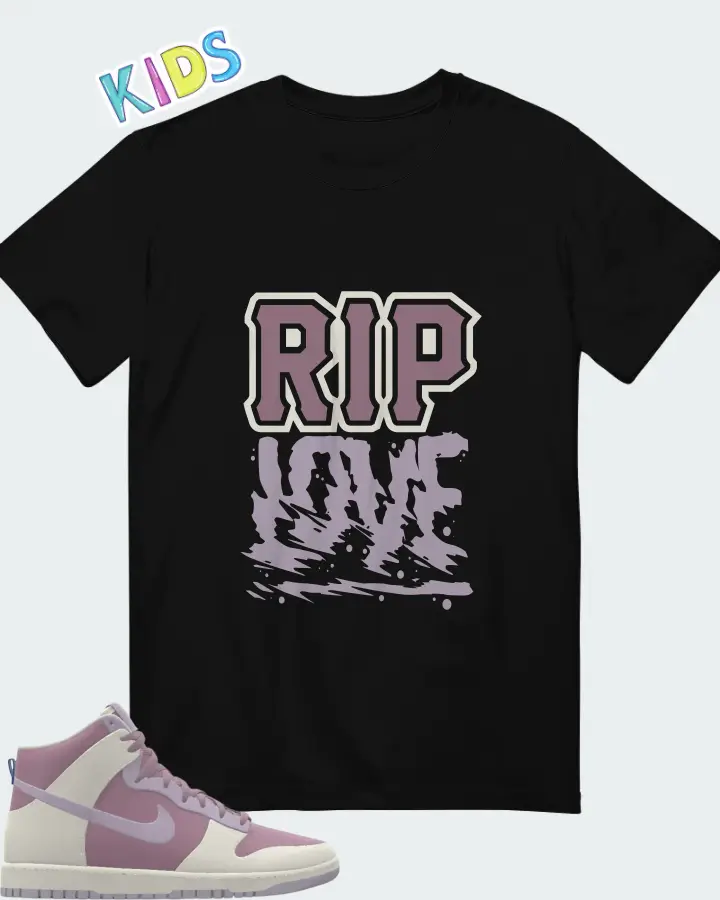 Nike Dunk High By You Sail Orchid Matching Kid's T-Shirt