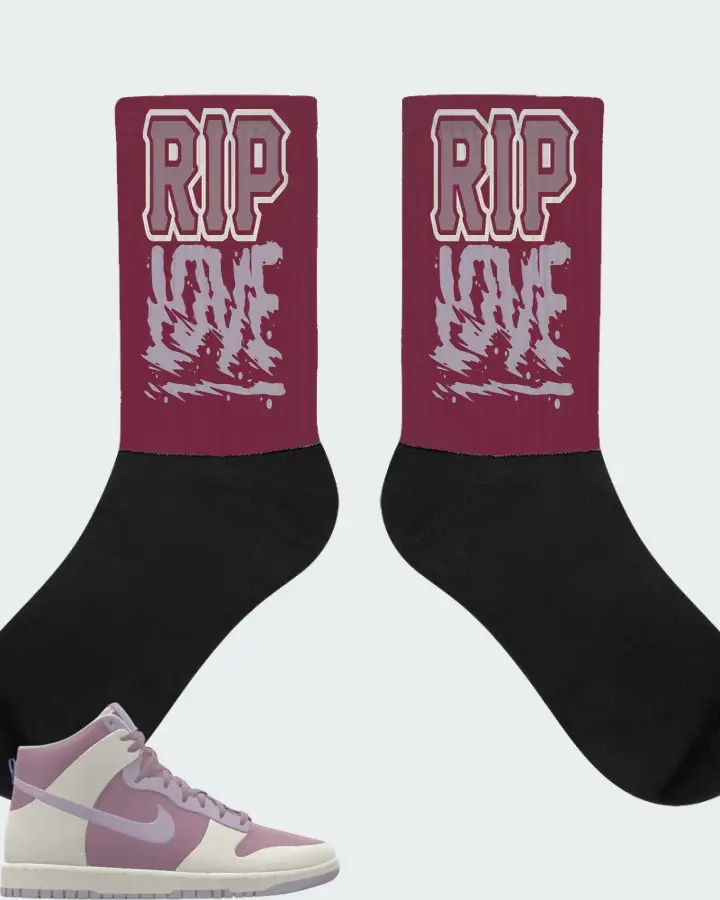 Nike Dunk High By You Sail Orchid Matching Socks