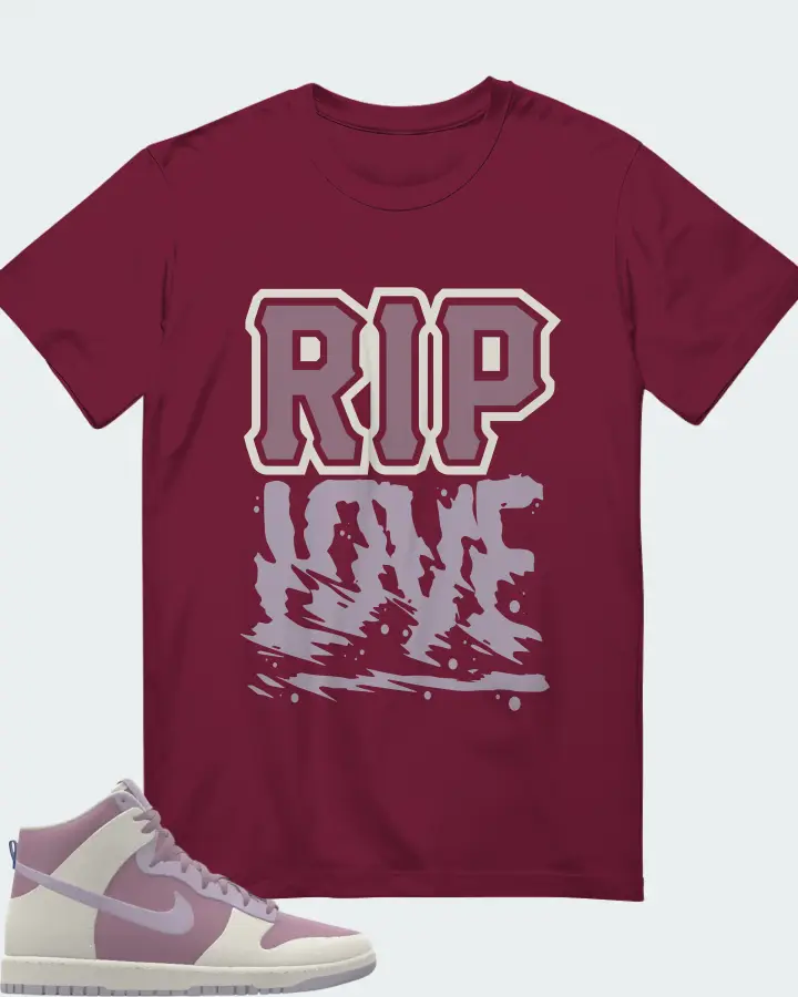 Nike Dunk High By You Sail Orchid Matching T-Shirt