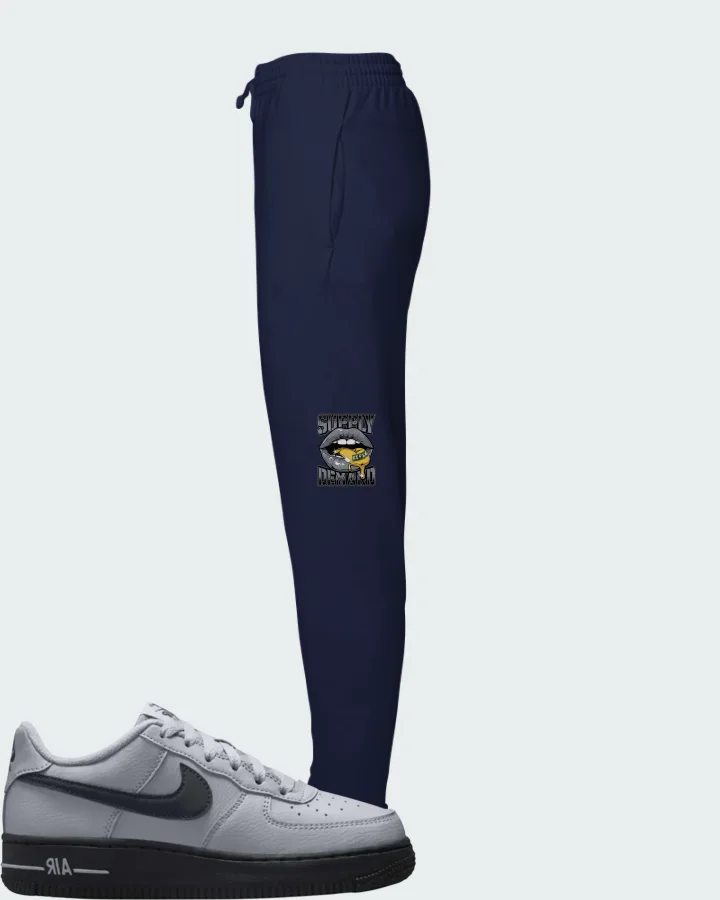 Nike Air Force 1 Wolf Grey Matching Joggers