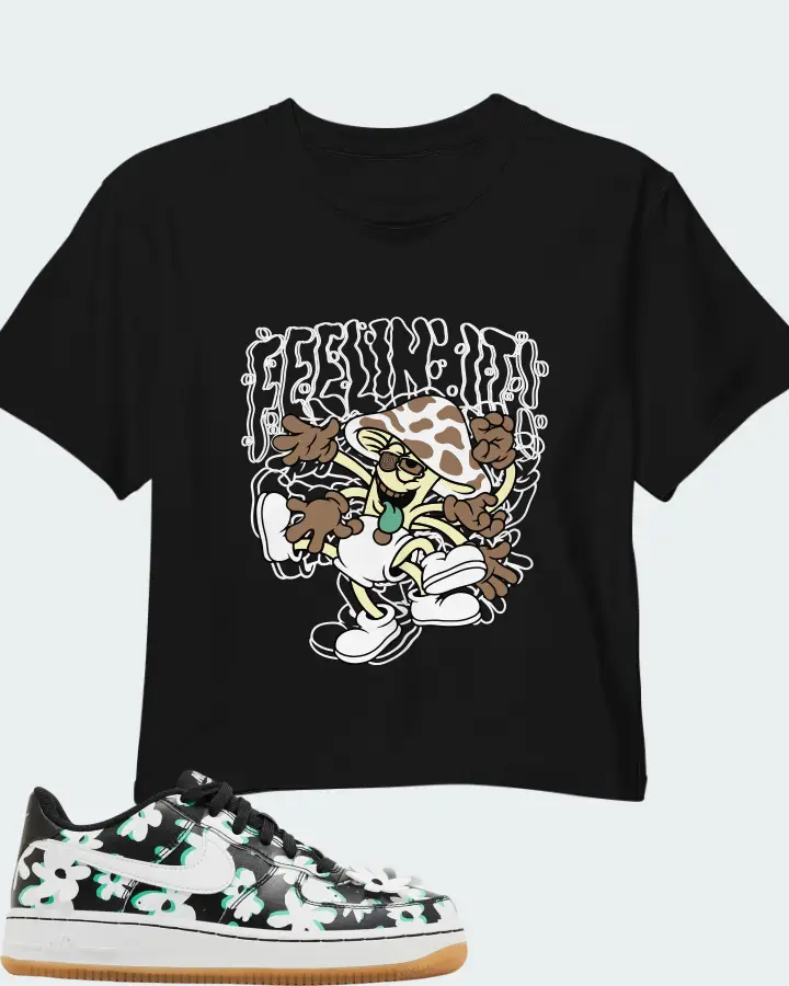 Nike Air Force 1 LV8 Flower Power Matching Crop Top
