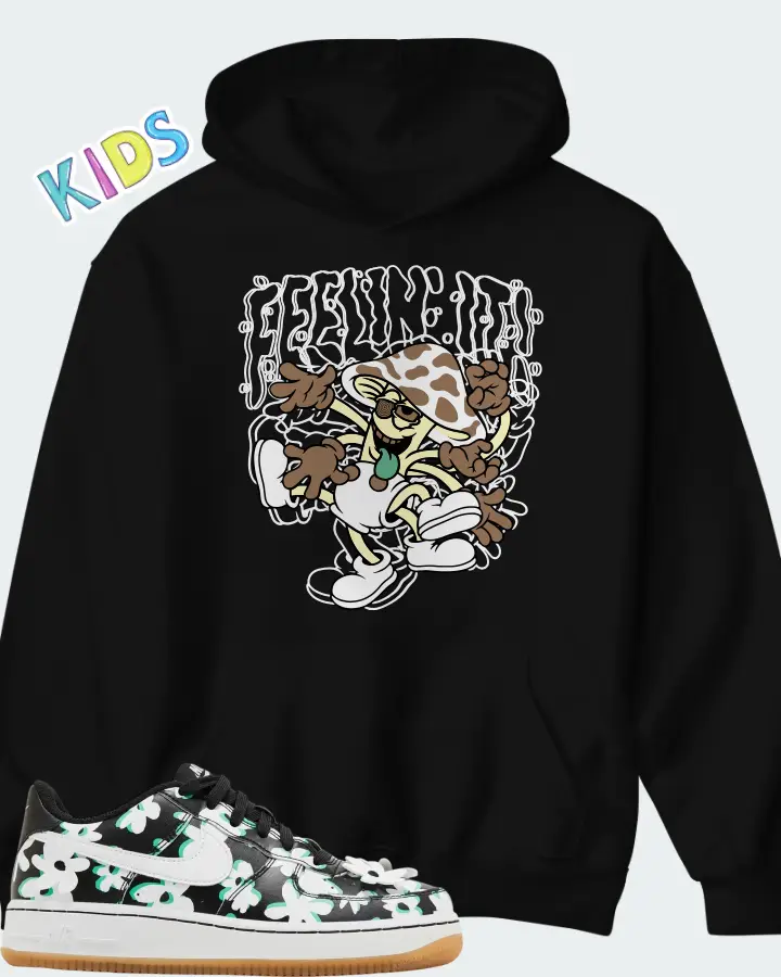 Nike Air Force 1 LV8 Flower Power Matching Kid's Hoodie