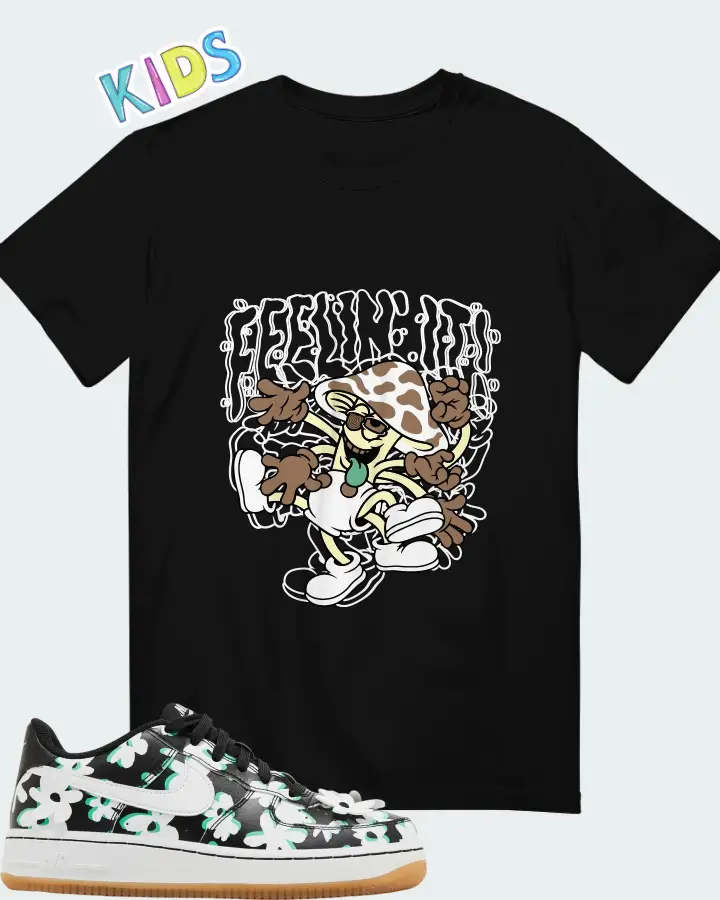 Nike Air Force 1 LV8 Flower Power Matching Kid's T-Shirt
