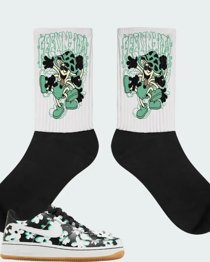 Nike Air Force 1 LV8 Flower Power Matching Socks