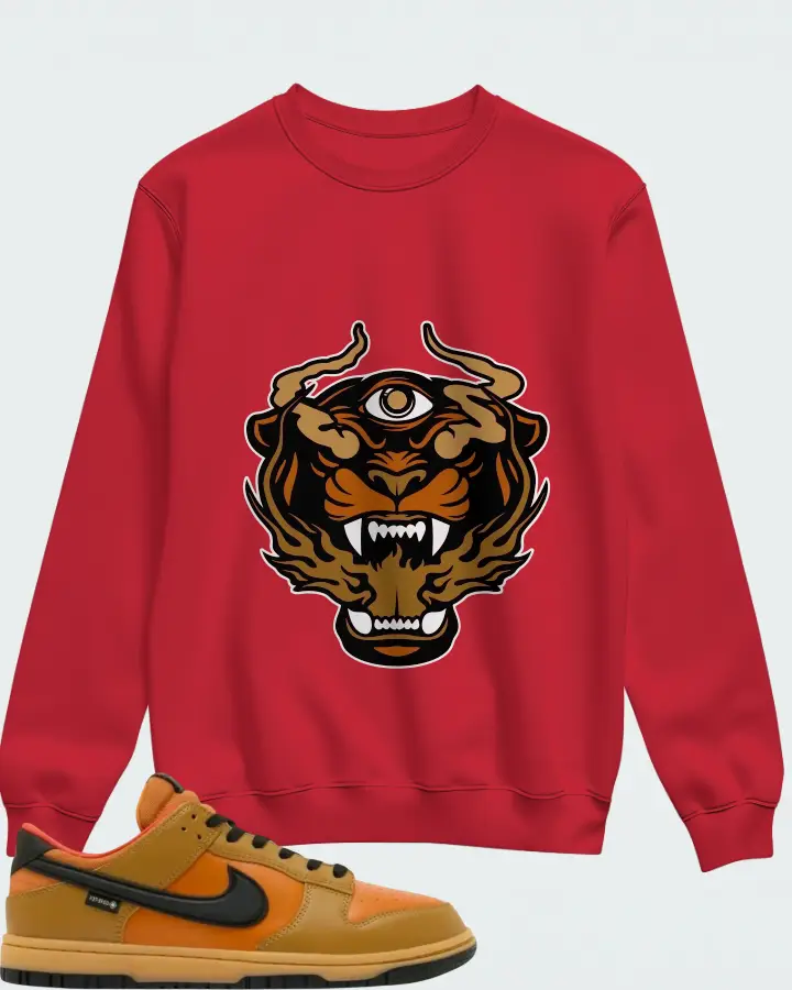 Nike Dunk Low GORE-TEX Wheat Ceramic Matching Sweatshirt