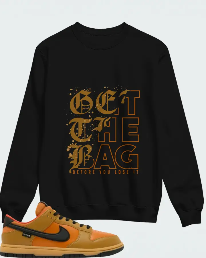 Nike Dunk Low GORE-TEX Wheat Ceramic Matching Sweatshirt