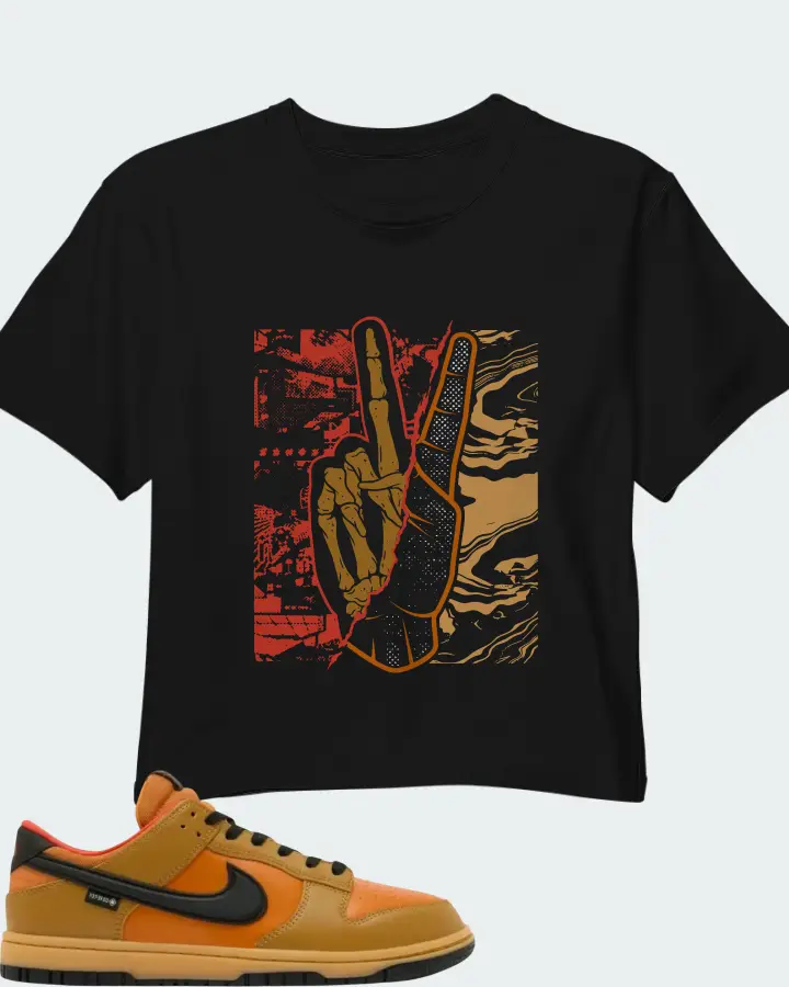 Nike Dunk Low GORE-TEX Wheat Ceramic Matching Crop Top