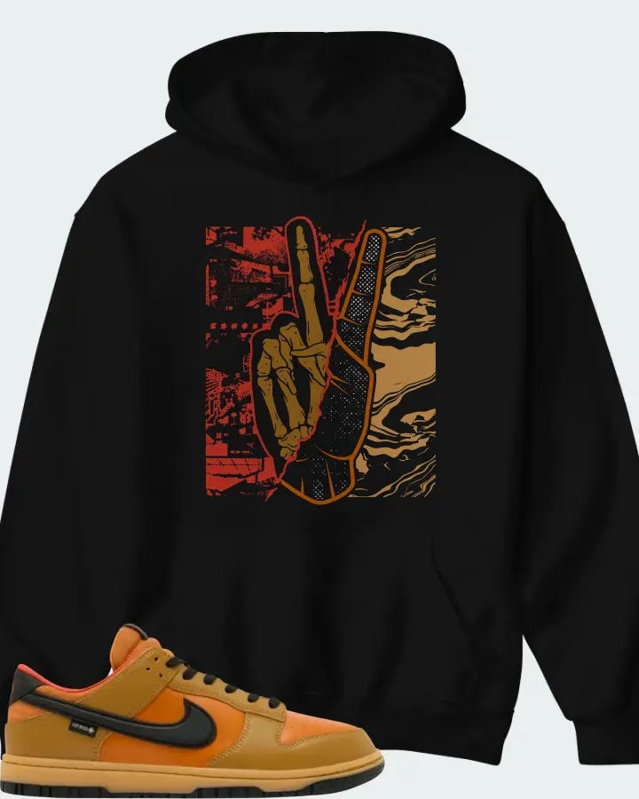 Nike Dunk Low GORE-TEX Wheat Ceramic Matching Hoodie