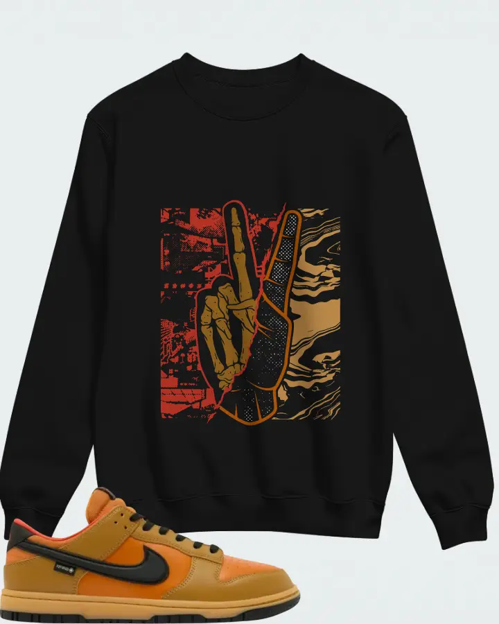 Nike Dunk Low GORE-TEX Wheat Ceramic Matching Sweatshirt