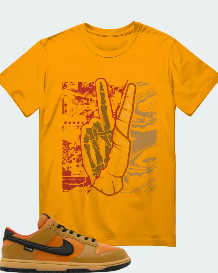 Nike Dunk Low GORE-TEX Wheat Ceramic Matching T-Shirt