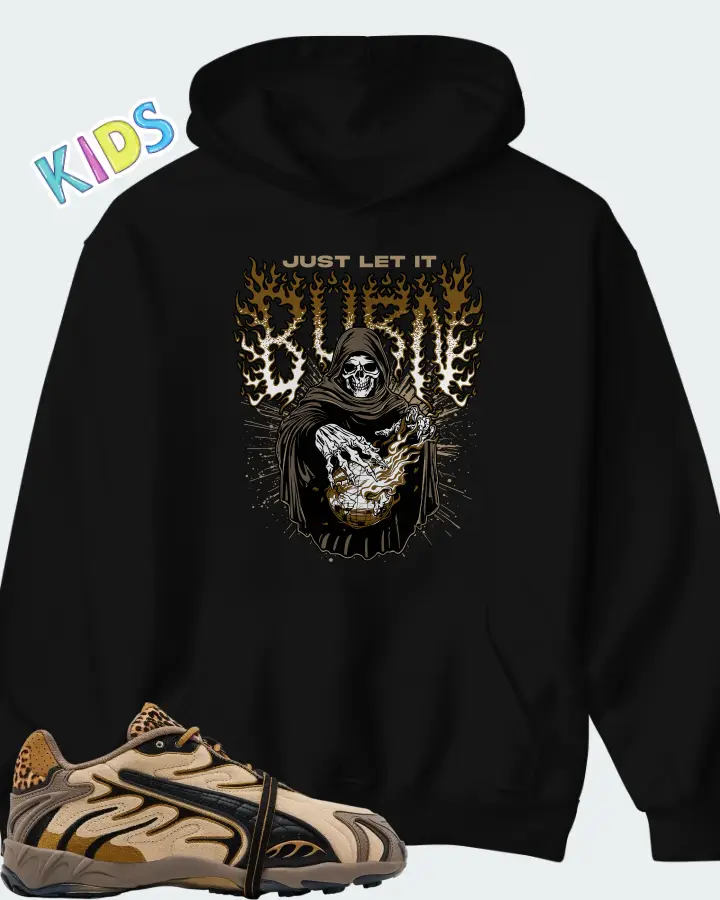 A$AP Rocky x Puma Inhale Leopard Matching Kid's Hoodie
