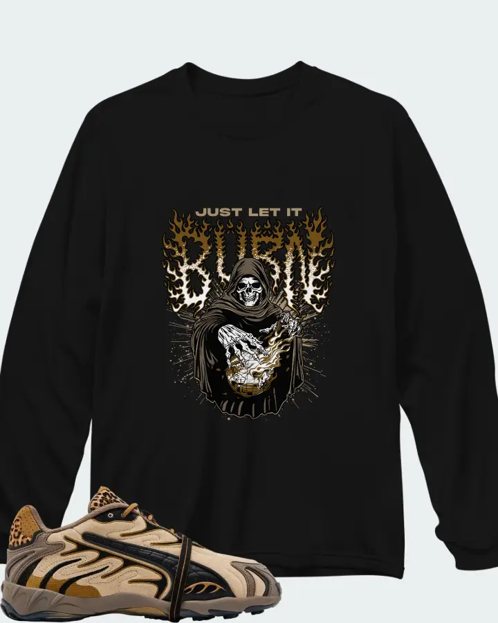 A$AP Rocky x Puma Inhale Leopard Matching Long Sleeve T-Shirt